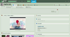 Desktop Screenshot of angelius-lady.deviantart.com