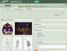 Tablet Screenshot of gobalak.deviantart.com