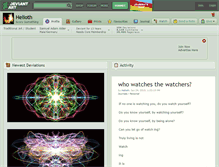 Tablet Screenshot of helioth.deviantart.com