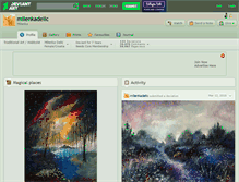 Tablet Screenshot of milenkadelic.deviantart.com