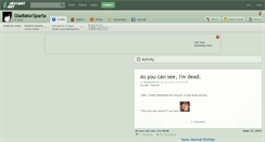 Desktop Screenshot of gladiatorsparta.deviantart.com