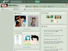 Tablet Screenshot of goten-fans.deviantart.com