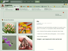 Tablet Screenshot of duggiehoo.deviantart.com