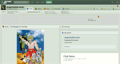 Desktop Screenshot of dragonballdeviants.deviantart.com