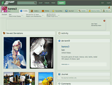 Tablet Screenshot of kenno3.deviantart.com