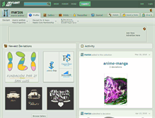 Tablet Screenshot of marzos.deviantart.com