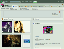Tablet Screenshot of aorqo.deviantart.com