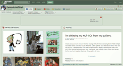 Desktop Screenshot of demonichalfshell.deviantart.com