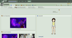 Desktop Screenshot of hanaraad.deviantart.com