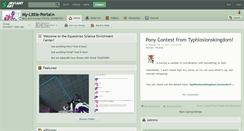 Desktop Screenshot of my-little-portal.deviantart.com
