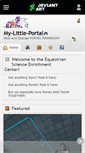 Mobile Screenshot of my-little-portal.deviantart.com