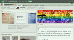 Desktop Screenshot of demonofnothing.deviantart.com