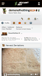 Mobile Screenshot of demonofnothing.deviantart.com