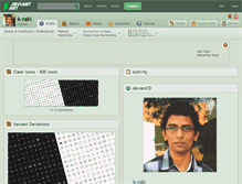 Tablet Screenshot of k-raki.deviantart.com
