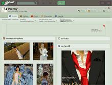 Tablet Screenshot of inu-kiky.deviantart.com