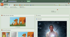 Desktop Screenshot of near43.deviantart.com