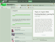 Tablet Screenshot of basemakers.deviantart.com