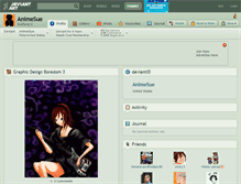 Tablet Screenshot of animesue.deviantart.com