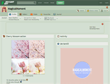 Tablet Screenshot of magicalmoment.deviantart.com