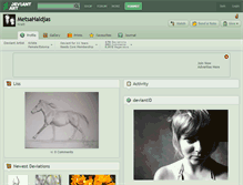 Tablet Screenshot of metsahaldjas.deviantart.com