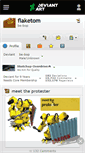 Mobile Screenshot of flaketom.deviantart.com