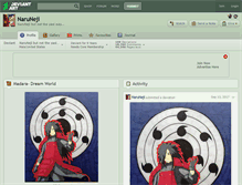 Tablet Screenshot of naruneji.deviantart.com