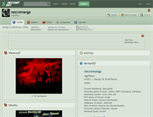 Tablet Screenshot of necromanga.deviantart.com