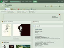 Tablet Screenshot of flowcreate.deviantart.com