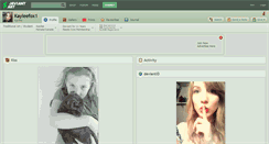 Desktop Screenshot of kayleefox1.deviantart.com