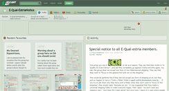 Desktop Screenshot of e-qual-estrianotice.deviantart.com
