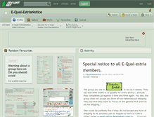 Tablet Screenshot of e-qual-estrianotice.deviantart.com