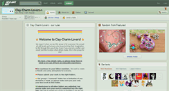 Desktop Screenshot of clay-charm-lovers.deviantart.com