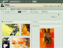 Tablet Screenshot of chibiko.deviantart.com