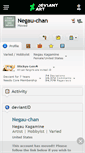 Mobile Screenshot of negau-chan.deviantart.com