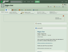 Tablet Screenshot of negau-chan.deviantart.com