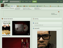 Tablet Screenshot of luiti.deviantart.com
