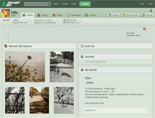 Tablet Screenshot of izzu.deviantart.com