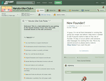 Tablet Screenshot of naruto-uke-club.deviantart.com