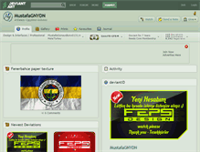 Tablet Screenshot of mustafagnydn.deviantart.com