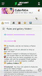 Mobile Screenshot of cute-fet.deviantart.com