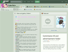 Tablet Screenshot of cute-fet.deviantart.com