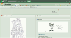 Desktop Screenshot of cybeastsaber.deviantart.com