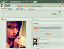 Tablet Screenshot of meleilei.deviantart.com