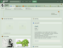 Tablet Screenshot of chanli.deviantart.com