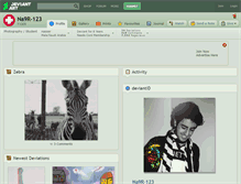 Tablet Screenshot of na9r-123.deviantart.com