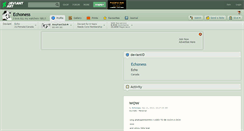 Desktop Screenshot of echoness.deviantart.com
