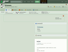 Tablet Screenshot of echoness.deviantart.com