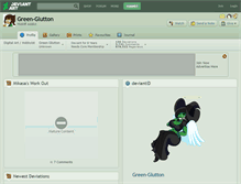 Tablet Screenshot of green-glutton.deviantart.com