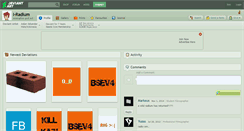 Desktop Screenshot of i-radium.deviantart.com