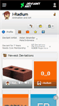 Mobile Screenshot of i-radium.deviantart.com